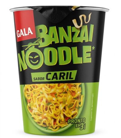 CIGALA Banzai Noodle Sabor Caril instant curry noodles cup