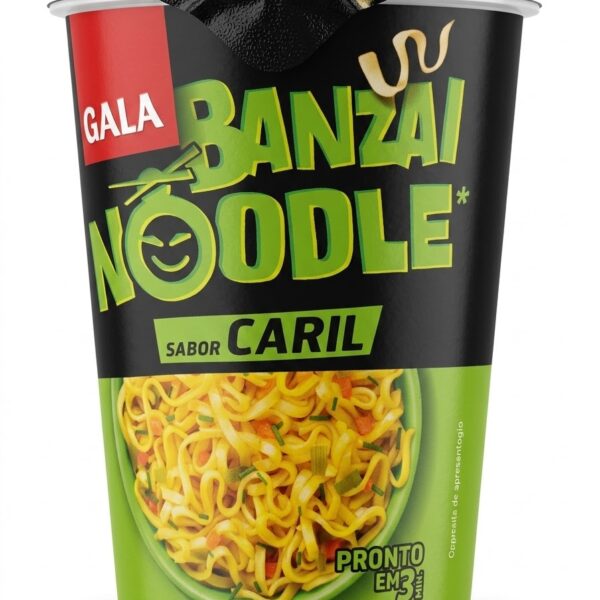CIGALA Banzai Noodle Sabor Caril instant curry noodles cup