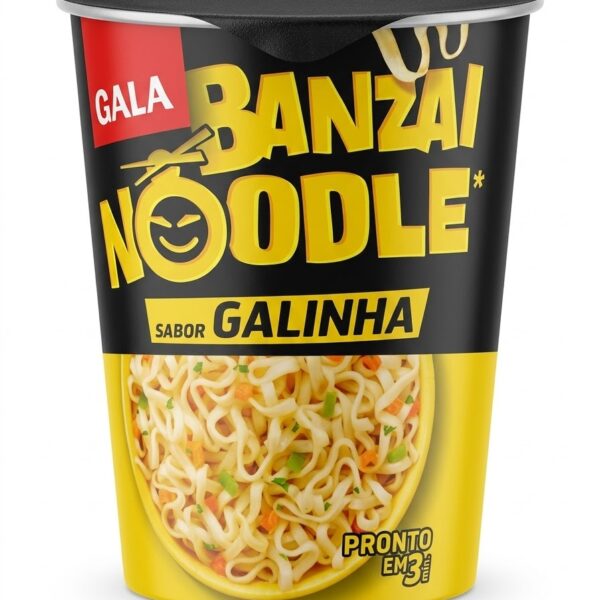 CIGALA Banzai Noodle Sabor Galinha instant cup noodles