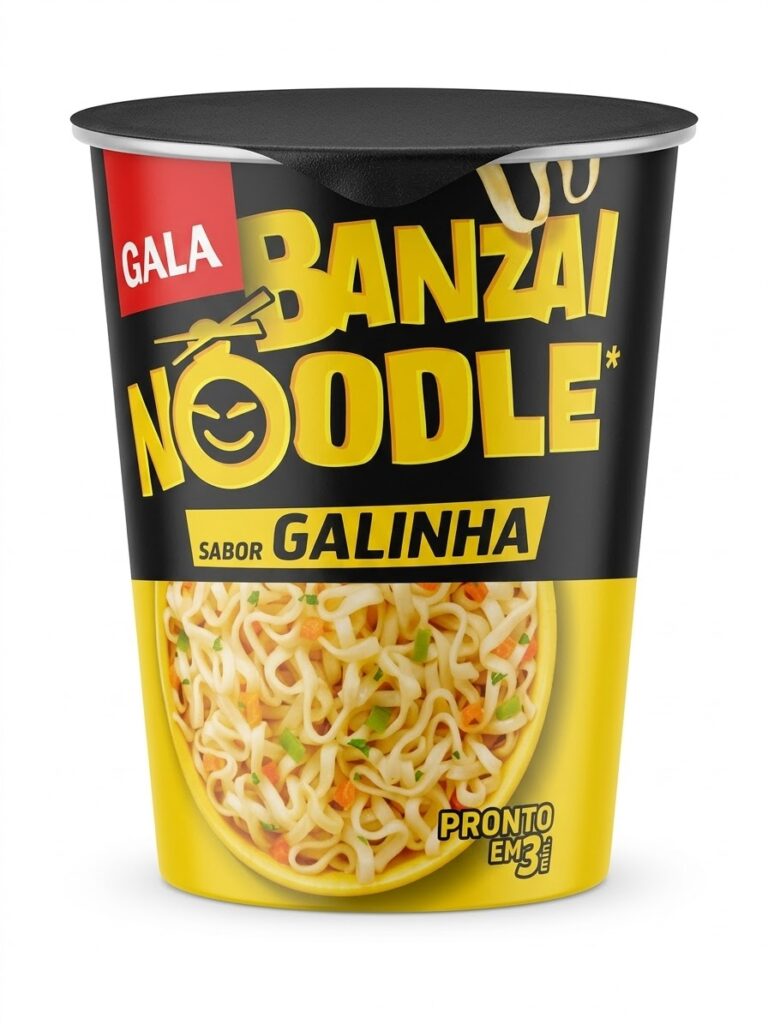 CIGALA Banzai Noodle Sabor Galinha instant cup noodles
