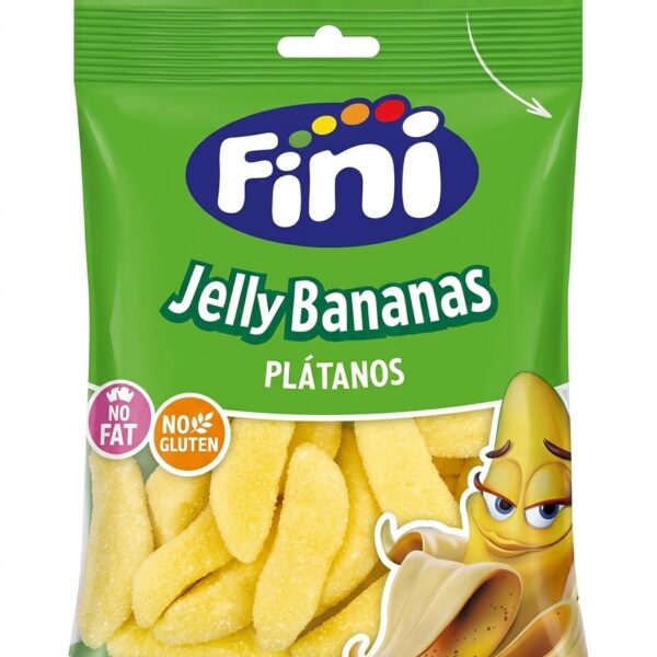 Fini Jelly Bananas 90g banana-shaped gummy sweets