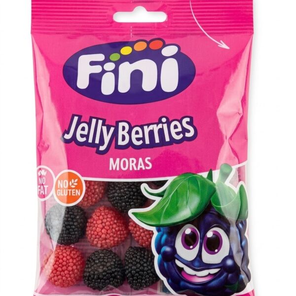 Fini Jelly Barries Moras 90g blackberry and raspberry gummy candies