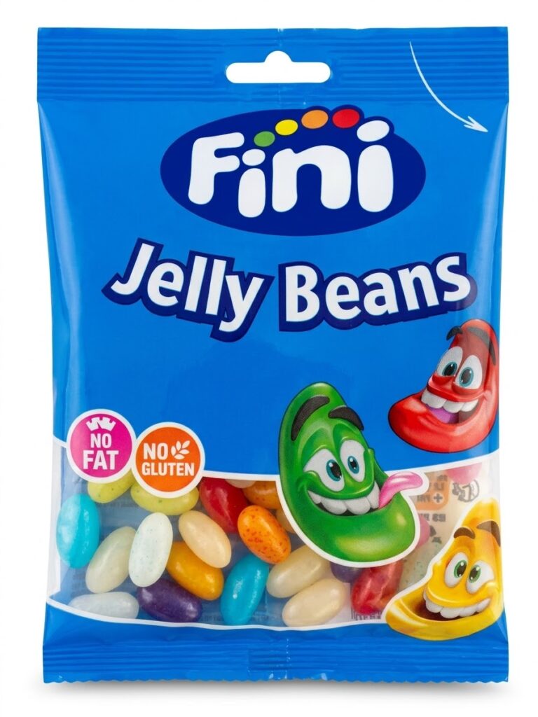 Fini Jelly Beans 90g assorted colourful chewy jelly bean sweets
