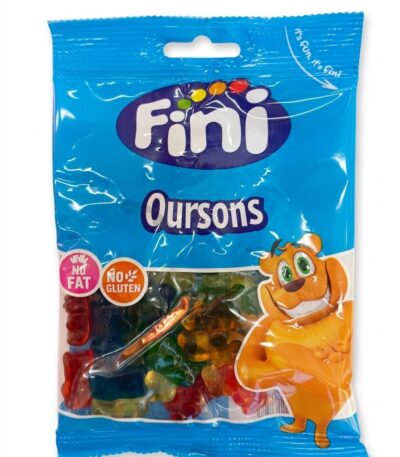 Fini Oursons 90g soft and chewy fruity gummy bears in bear shapes