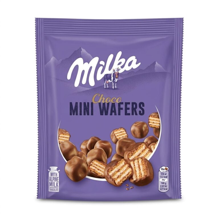 Milka Choco Mini Wafers 110g crispy wafers with Alpine milk chocolate