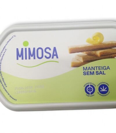 Mimosa Manteiga sem Sal unsalted butter packaging