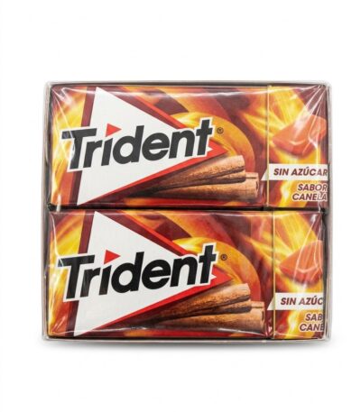 Trident Cinnamon Sugar-Free Chewing Gum 14g Sabor Canela