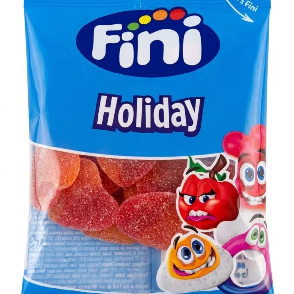 Fini Coracoes pêssego 90g sugared peach heart gummy sweets