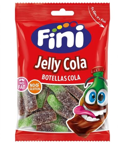Fini Jelly Cola Gummy Candies 90g cola bottle-shaped gummies
