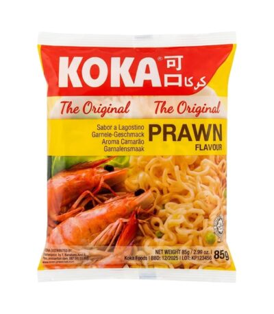 KOKA Prawn Flavour Instant Noodles 85g pack