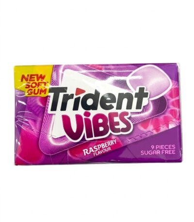 Trident Vibes Raspberry Gum Sugar-Free Chewing Gum (21g)