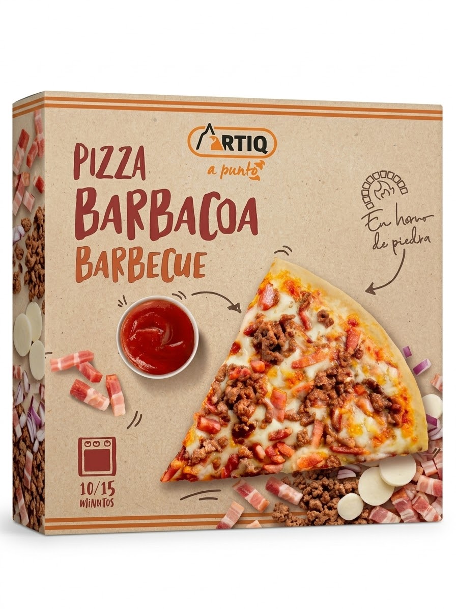 Artiq a Punto Pizza Barbacoa Artiq a Punto Pizza Barbacoa 400g stone oven barbecue pizza