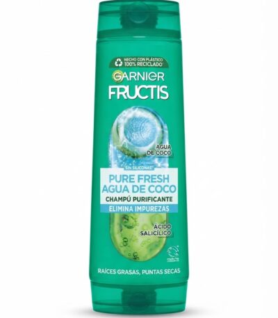 Garnier Fructis Pure Fresh Água de Coco Champu Purificante