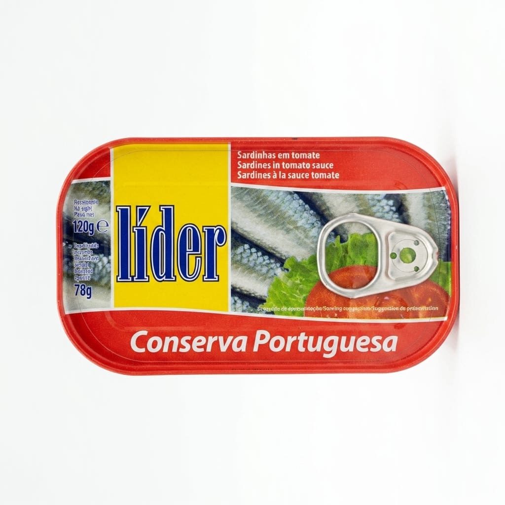 Lider Sardinhas em tomate Líder Sardinhas em Tomate 120g Portuguese sardines in tomato sauce