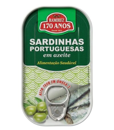Ramirez Sardinhas Portuguese em azeitoe 1225g canned Portuguese sardines in olive oil
