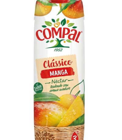 Compal Clássico Néctar de Manga 1L mango nectar carton