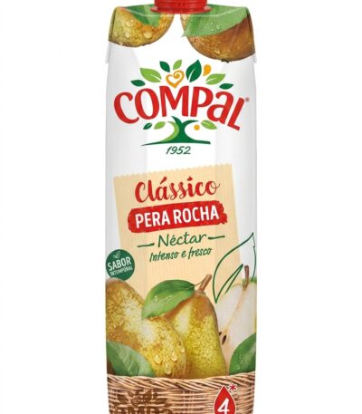 Compal Clássico Néctar de Pêra Rocha 1L pear nectar carton