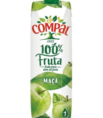 Compal 100% Fruta Maçã 1L apple juice carton